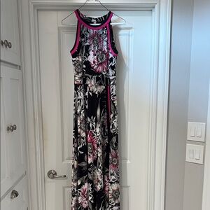 INC International Concepts Black and Pink Dress